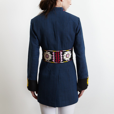 3/4 Length Blue and Black Jacket - Afghanistan