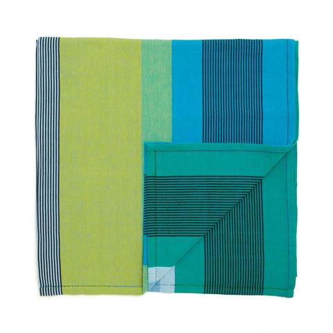 Green & Turquoise Tablecloth - Sri Lanka