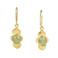 Single Flower Earrings - Afghanistan