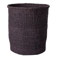 Solid black basket - Medium
