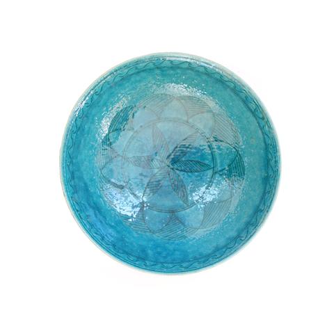 Small Turquoise Ceramic Bowl - Afghanistan