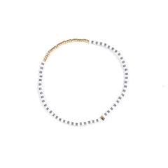Zebra Gold Elastic Bracelet - Tanzania