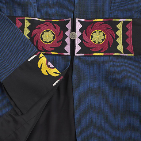 3/4 Length Blue and Black Jacket - Afghanistan