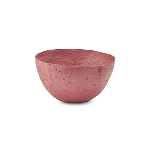 Large Solid Pink Pulp Bowl - Swaziland