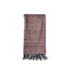 Light Pink + Grey Stripe Hand Towel - Ethiopia