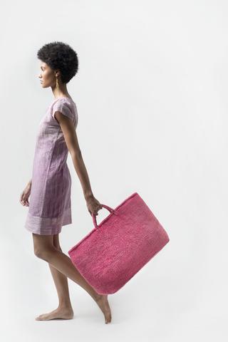 Pink Sisal Bag - Kenya
