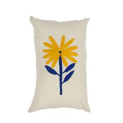 Yellow Flower Kidney Pillow - Mexico