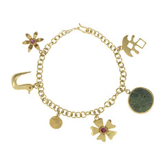 Multi-Charm and Kuchi Bird Bracelet - Afghanistan