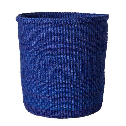 Solid blue basket - Medium