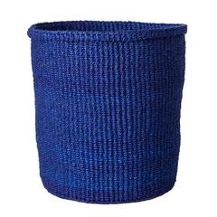 Solid blue basket - Medium