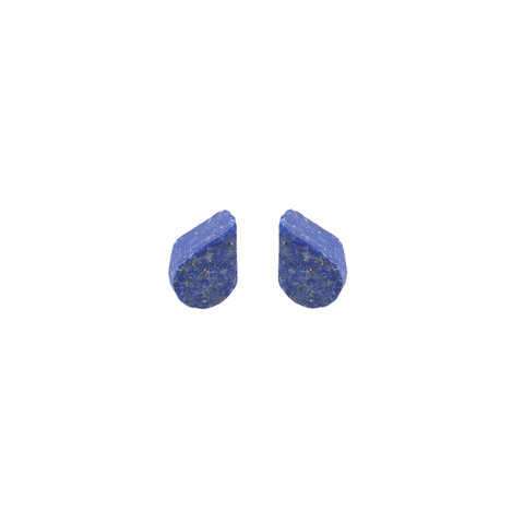 Teardrop Lapis Studs - Afghanistan