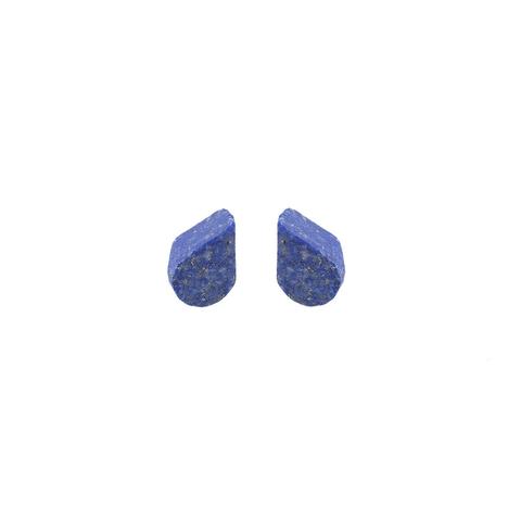 Teardrop Lapis Studs - Afghanistan