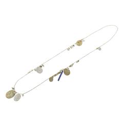 Bronze & Lapis Charm Necklace - Afghanistan