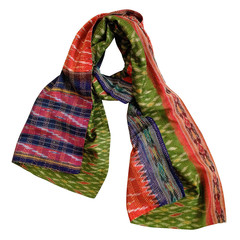 Mango & Lime Kantha Scarf - India