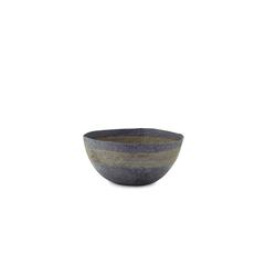 Mini Yellow Stitched Charcoal Pulp Bowl - Swaziland