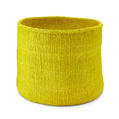 Large Fluorescent Yellow Basket - Kenya