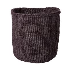 Solid black basket - Small