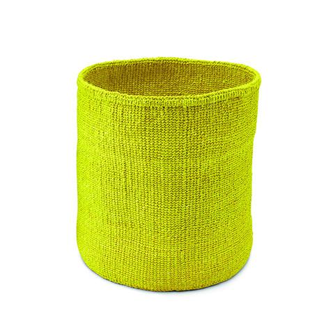Medium Fluorescent Yellow Basket - Kenya