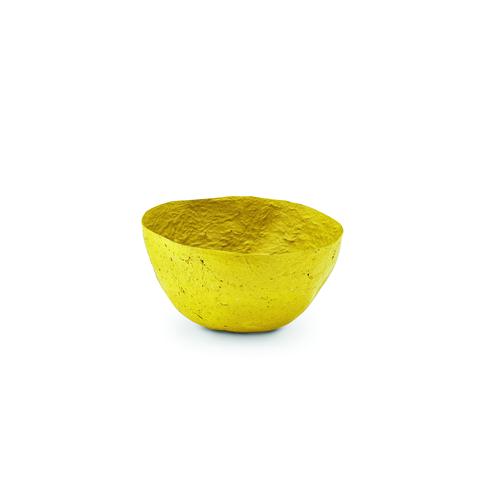 Medium Solid Yellow Pulp Bowl - Swaziland