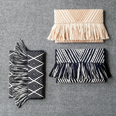 Black & White Diamond Clutch - Peru