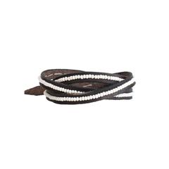 Leather Buckle Wrap Bracelet - Tanzania