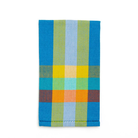 Sri Lankan Blue and Yellow Hand Towel