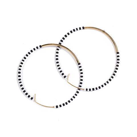 Zebra Gold Earrings - Tanzania