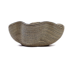 Black & Beige Wave Basket - Ghana