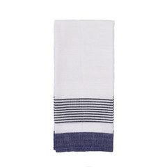Handmade Indian dark blue cotton towel