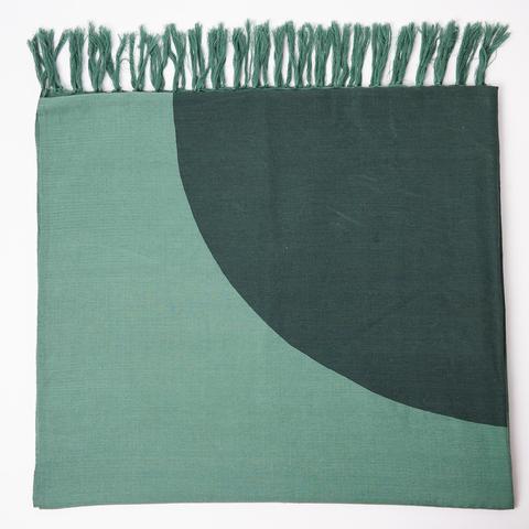Green Circle Towel - India