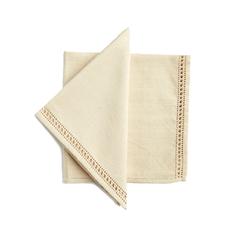 Ivory Cotton Napkin - Barefoot Sri Lanka
