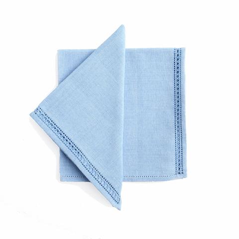 Light Blue Cotton Napkin - Barefoot Sri Lanka