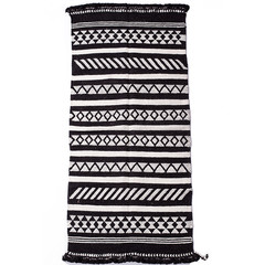 Black & White Kharad Rug - India