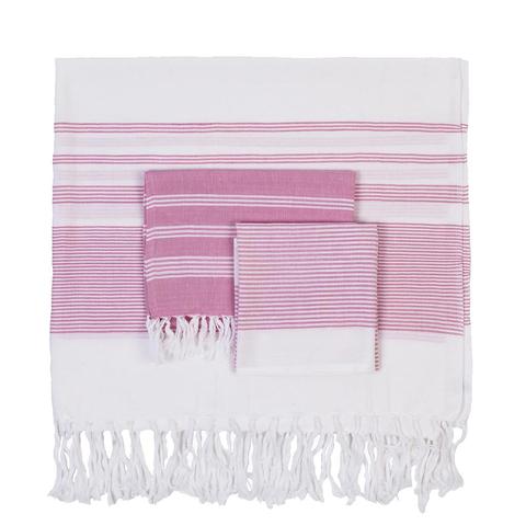 handmade Indian cotton towel set