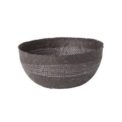 Medium White Stitched Bowl - Swaziland