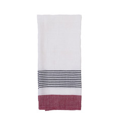 Handmade Indian red cotton hand towel
