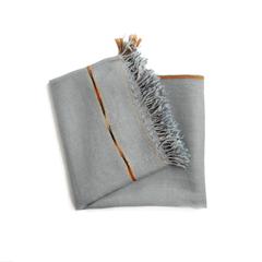 Soft Grey Wool Throw - Pakistan
