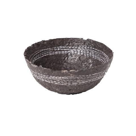 Mini White Stitched Bowl - Swaziland