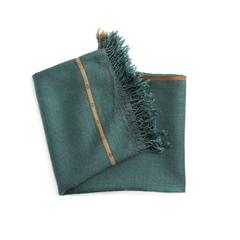 Turquoise Wool Throw - Pakistan