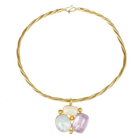 Twisted Weave Necklace - Afghan Jewelry