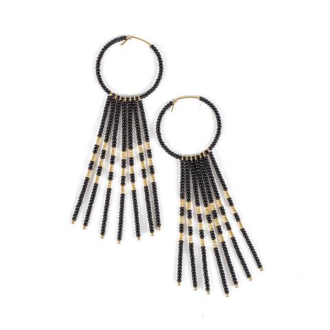 Three Stripe Porcupine Earrings - Tanzania