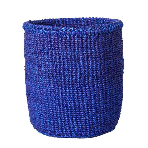 Solid blue basket - Small