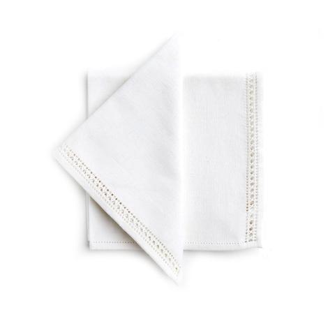 White Cotton Napkin - Barefoot Sri Lanka