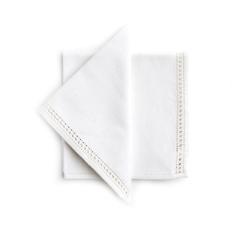 White Cotton Napkin - Barefoot Sri Lanka