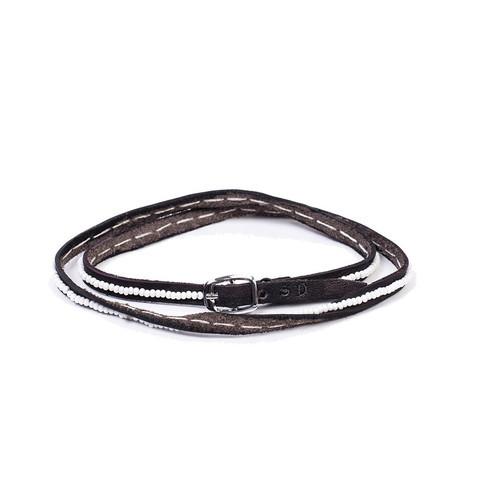Leather Buckle Wrap Bracelet - Tanzania