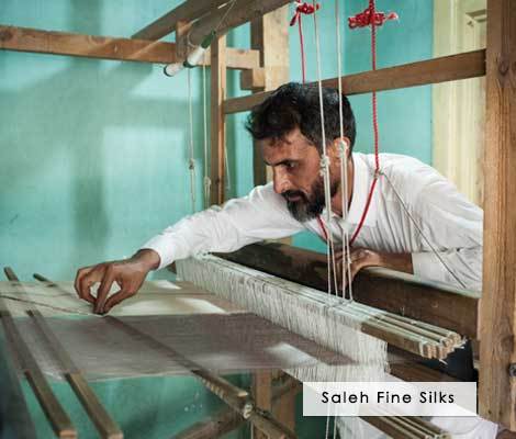 Saleh Fine Silks - Afghan Silk Scarves